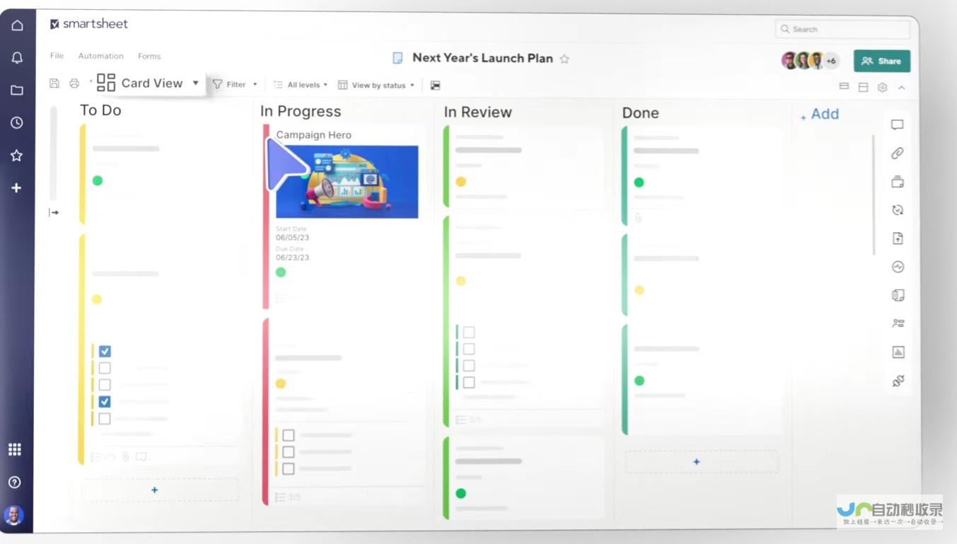 Vista集团与黑石集团将联手收购Smartsheet