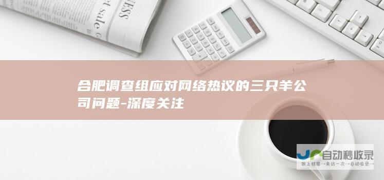 合肥调查组应对网络热议的三只羊公司问题-深度关注