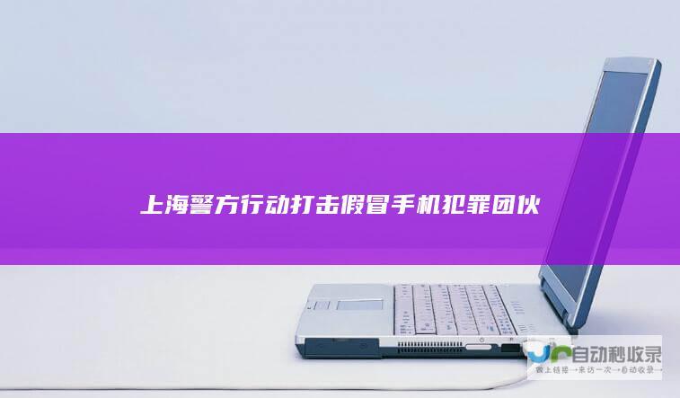 上海警方行动打击假冒手机犯罪团伙