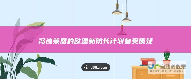 冯德莱恩的欧盟新防长计划备受质疑