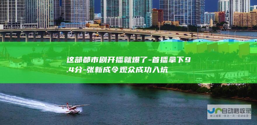 这部都市剧开播就爆了-首播拿下9.4分-张新成令观众成功入坑