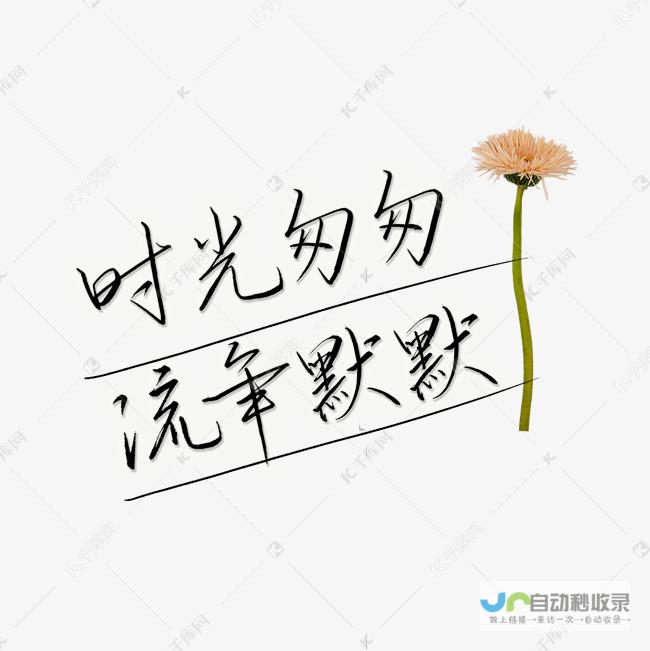 时光匆匆，岁月无情，流年逝去留下一地感慨。