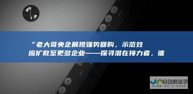 “老大哥央企展现强势回购，示范效应扩散至更多企业——探寻潜在接力者，谁将成为新的市场焦点？”