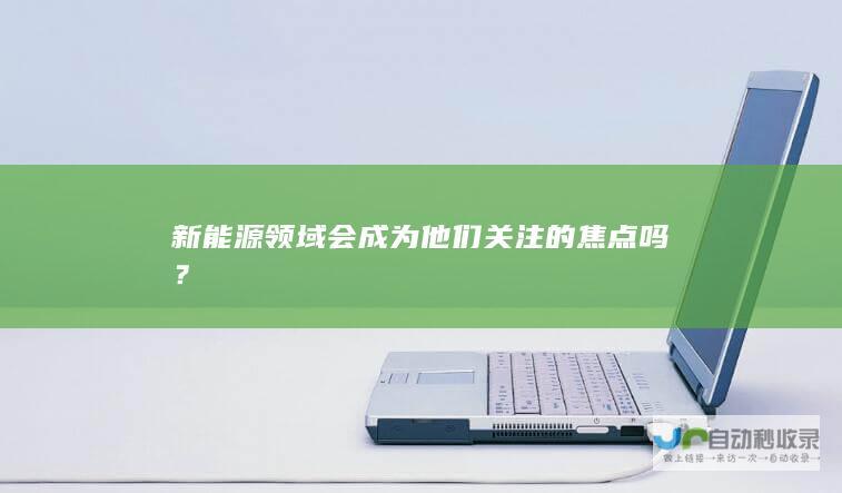 新能源领域会成为他们关注的焦点吗？