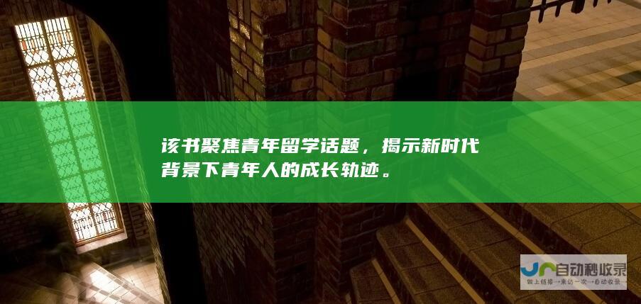 该书聚焦青年留学话题，揭示新时代背景下青年人的成长轨迹。