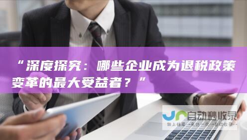 “深度探究：哪些企业成为退税政策变革的最大受益者？”