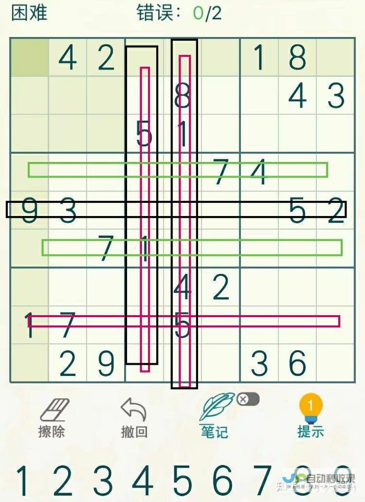 九宫格数字填写规律详解