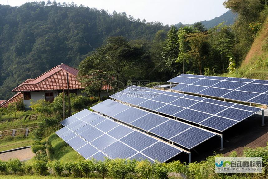 太阳能板吸收光能转换电能