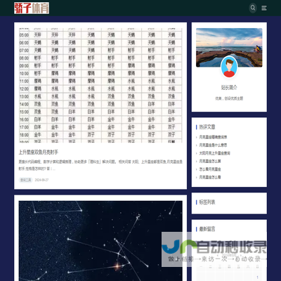 月亮星座在线查询,月亮星座查询表,月亮星座查询