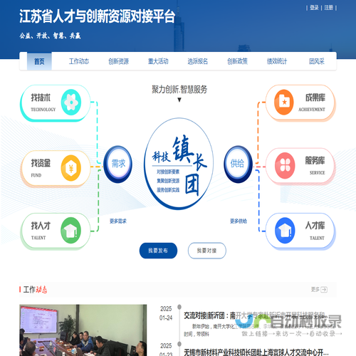 江苏省人才与创新资源对接平台