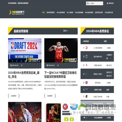 关注2025年NBA选秀，见证NBA新秀成长