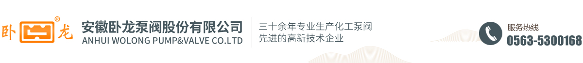 安徽卧龙泵阀股份有限公司